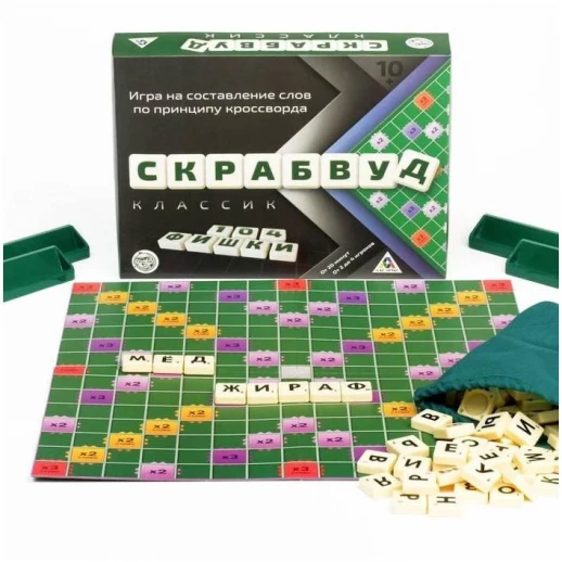 Настольная игра ЛАС ИГРАС "Скрабвуд", 10+