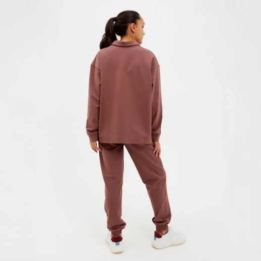 Костюм женский (джемпер, брюки) MINAKU: Casual Collection цвет шоколадный