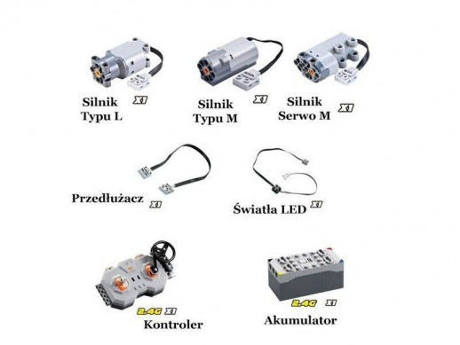 Набор электроники CADA для конструкторов C61007W, C61016W, C61018W, C61019W, C61020W