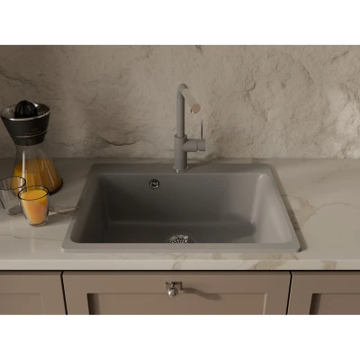 Кухонная мойка RIVELATO Rivelato AXEL X-60 grigio metallizzato