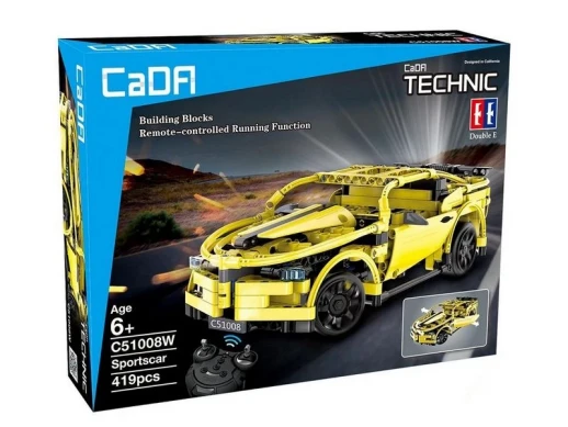 Р/У конструктор CaDA Technic спортивная машина (419 деталей)