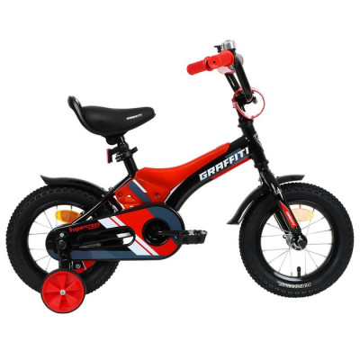 Велосипед 12" GRAFFITI Super Cross, цвет красный