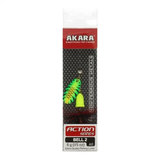 Блесна вращающаяся Akara Action Series Bell, 6 г, цвет A11