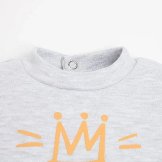 Комбинезон Крошка Я "Princess", цвет серый