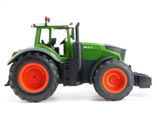 Р/У сельскохозяйственный трактор с прицепом Double Eagle 1:16