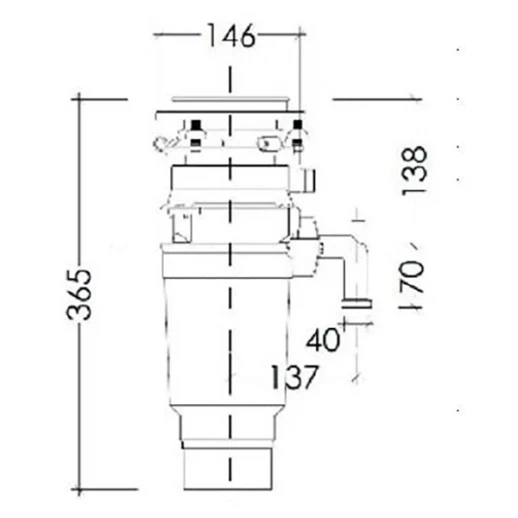 Измельчитель отходов Kuppersberg Kuppersberg WSS 550 B