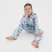 Пижама детская из фланели (рубашка, брюки) KAFTAN "Дино", размер 98-104, голубой