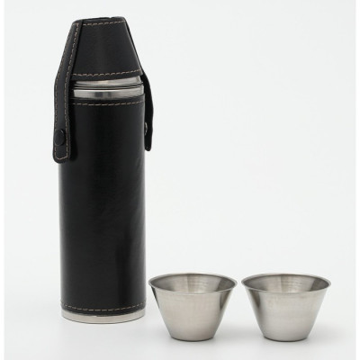 Фляжка, 300 мл, 10 oz, 2 стопки по 30 мл