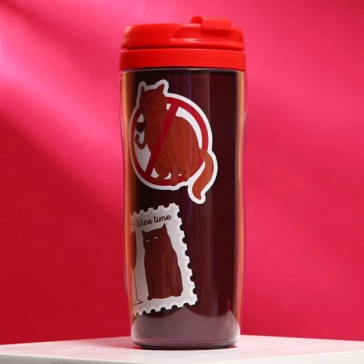 Термостакан со вставкой «Life в кайф», 350 мл