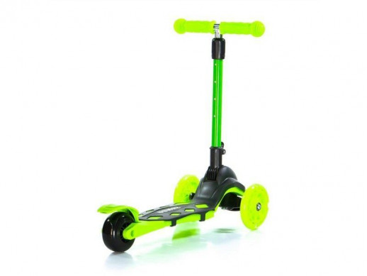 Самокат трехколесный Zumba  (зеленый)