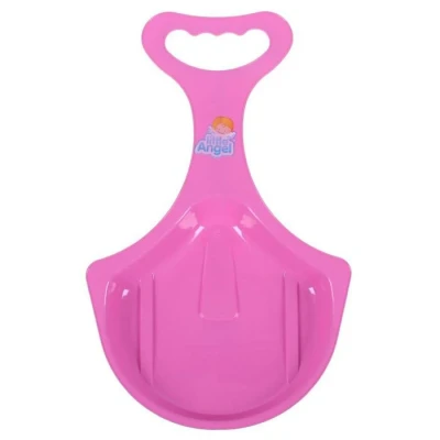 Санки ледянка детские, цвет розовый