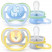Пустышка utra air, Слон/Лев, 0-6 мес, 2 шт, для мальчиков Philips Avent ultra air SCF085/01