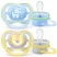 Пустышка utra air, Слон/Лев, 0-6 мес, 2 шт, для мальчиков Philips Avent ultra air SCF085/01