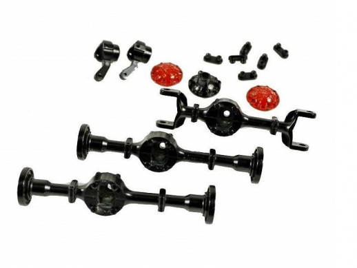 Корпуса мостов WPL 6x6, металл для моделей B-16, B-36