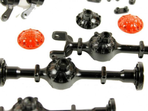 Корпуса мостов WPL 6x6, металл для моделей B-16, B-36