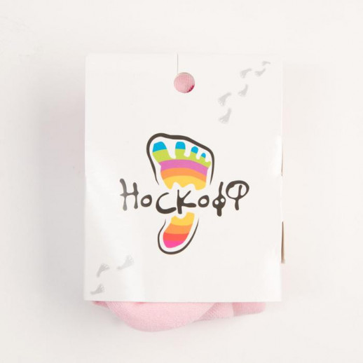 Колготки детские махровые, цвет светло-розовый, рост 80-86 см