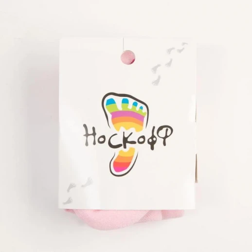 Колготки детские махровые, цвет светло-розовый, рост 80-86 см