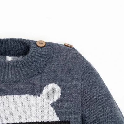 Костюм вязаный Крошка Я "Ice Baby" рост 98-104 см