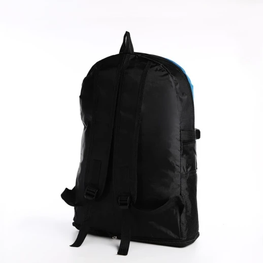 Рюкзак на молнии с увеличением, 55Л, 5 наружных карманов, цвет чёрный