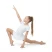 Купальник гимнастический Grace Dance, с юбкой, с коротким рукавом, р. 38, цвет белый