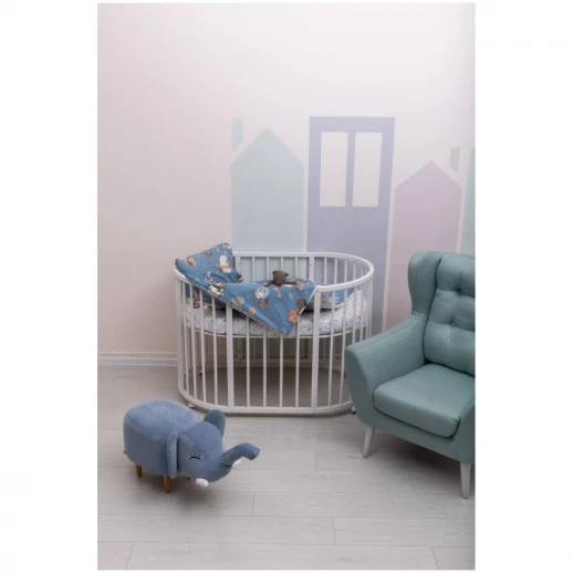 Комплект постельного белья ВОМБАТИК-Космонавты из 3-х предметов