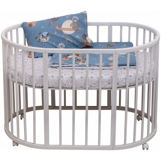 Комплект постельного белья ВОМБАТИК-Космонавты из 3-х предметов