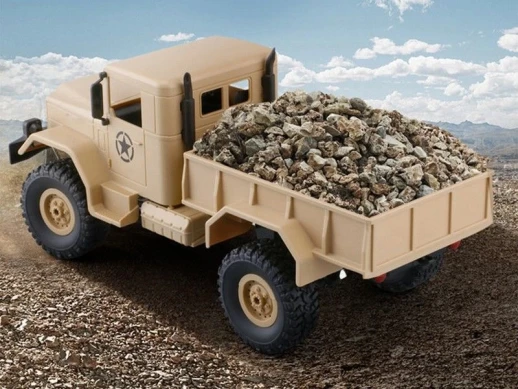 Р/У машина WPL военный грузовик (песочный) 1/16+акб 2.4G RTR