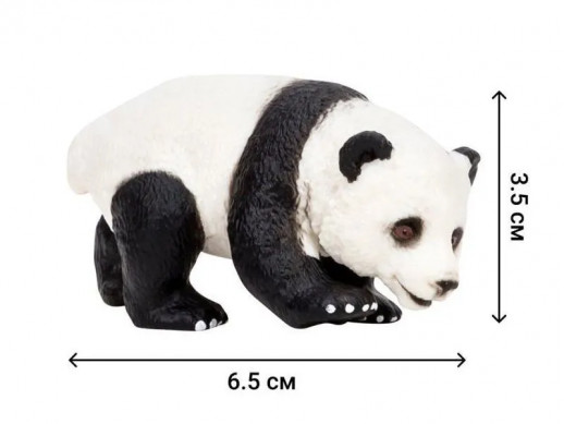 Набор фигурок животных MASAI MARA MM201-004 серии "Мир диких животных": Семья панд, 4 пр.