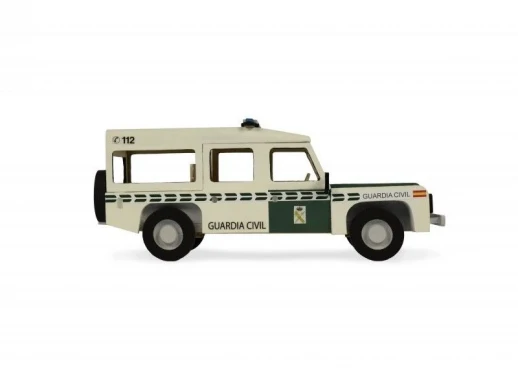 Сборная деревянная модель автомобиля Artesania Latina Land Rover ПОЛИЦИЯ