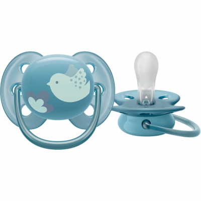 Пустышка ultra soft, птичка, 6-18 мес., 1 шт. Philips SCF092/04