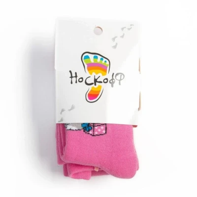 Колготки детские махровые, цвет розовый