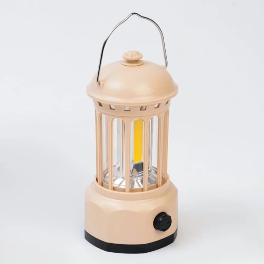 Фонарь кемпинговый аккумуляторный, 3.7 Вт, 1200 мАч, 400 лм, 3 СОВ, 2 режима, type-c, IPX4