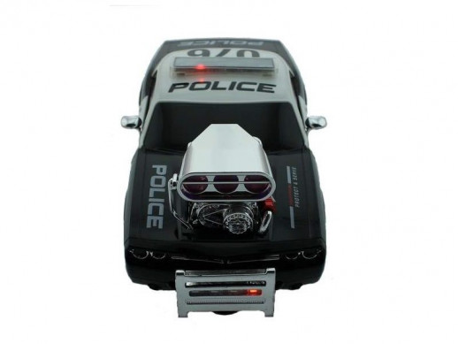 Р/У полицейская машина из серии "Muscle Сar" с гоночным Мотор. 1/16+свет+звук