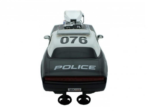 Р/У полицейская машина из серии "Muscle Сar" с гоночным Мотор. 1/16+свет+звук