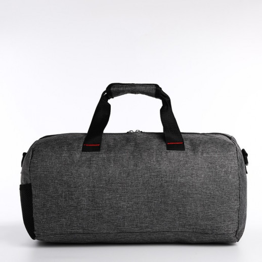 Сумка спортивная на молнии, длинный ремень, цвет фиолетовый