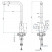 Смеситель GRANFEST GranFest GF-Z-5421 white