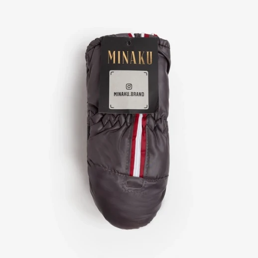 Варежки зимние детские MINAKU, цв.голубой, р-р 16-17 (20 см)