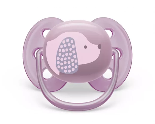 Пустышка ultra soft, собачка, 6-18 мес., 1 шт. Пустышка ultra soft, собачка, 6-18 мес., 1 шт.