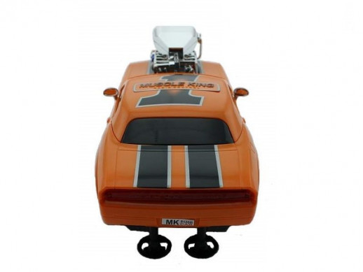 Р/У машина из серии "Muscle Сar" с гоночным Мотором 1/16 + свет + звук желтая