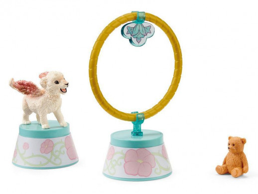 Фигурка Schleich Дрессировка крылатых львят