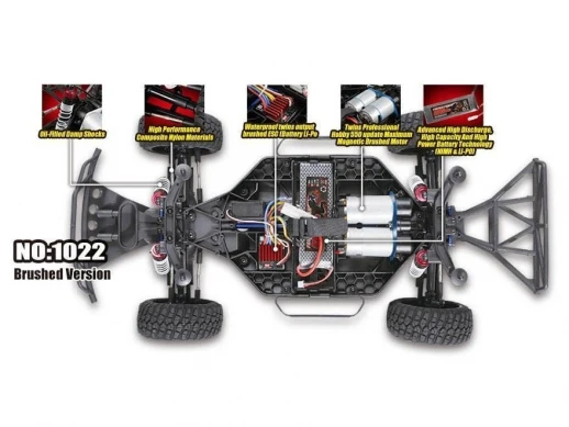 Радиоуправляемый шорт-корс Remo Hobby 9EMU TWINS MOTOR (синий) 4WD 2.4G 1/8 RTR