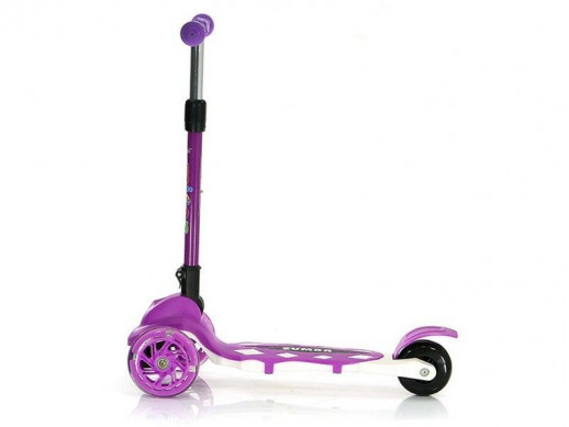 Самокат трехколесный Zumba  (фиолетовый)