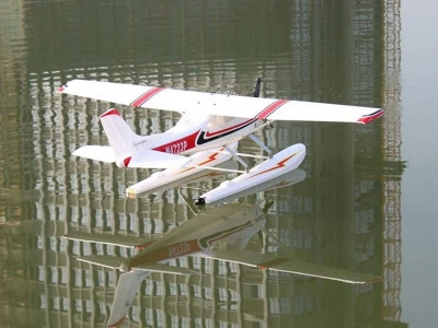 Радиоуправляемый самолет Top RC Cessna 1.5m C185 PRO на поплавках KIT