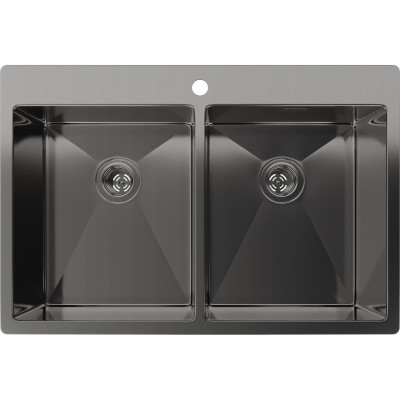Кухонная мойка RIVELATO Rivelato Rinox 7450 2B PVD black
