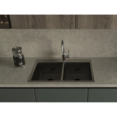 Кухонная мойка RIVELATO Rivelato Rinox 7450 2B PVD black