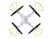 Р/У квадрокоптер Syma X5HW (белый) с FPV трансляцией Wi-Fi, барометр 2.4G RTF