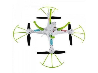 Р/У квадрокоптер Syma X5HW (белый) с FPV трансляцией Wi-Fi, барометр 2.4G RTF
