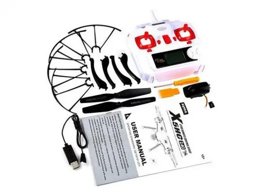 Р/У квадрокоптер Syma X5HW (белый) с FPV трансляцией Wi-Fi, барометр 2.4G RTF
