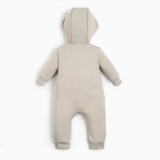 Комбинезон с капюшоном Крошка Я Street style, бежевый