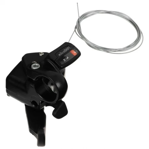 Шифтер Microshift TS71-3L, левый, 3 скорости, с тросом 1800 мм
